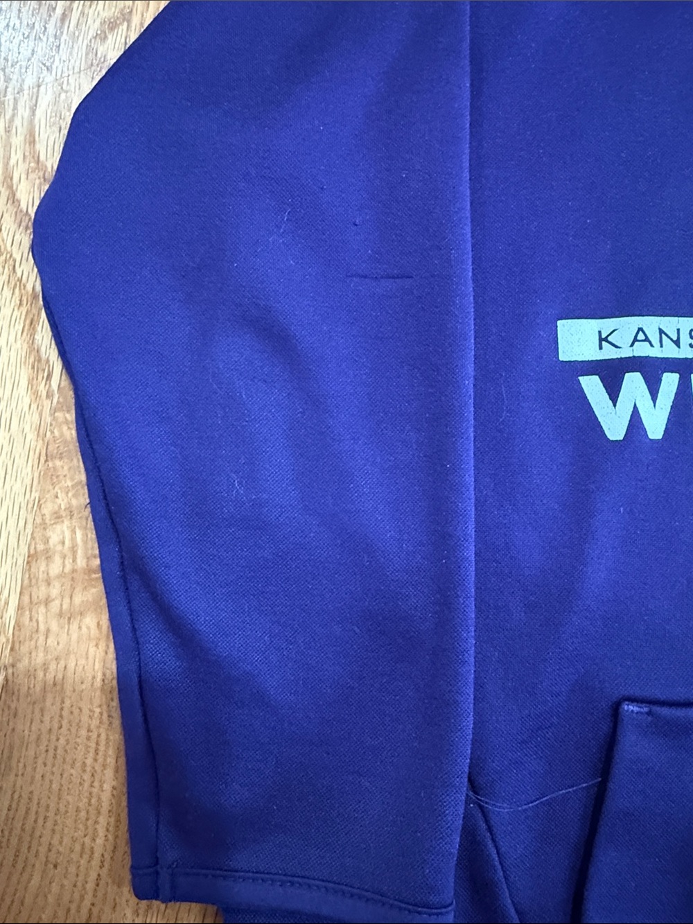 Kansas State Wildcats Purple Kids Hoodie (Size Small 6-7) - Picture 3 of 5